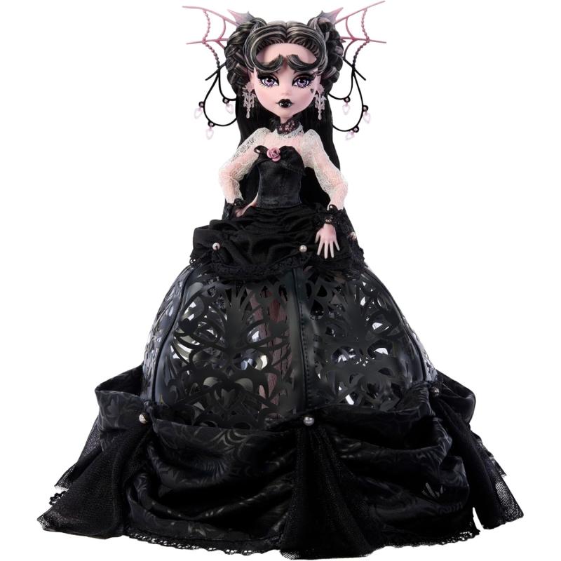 Monster High Draculaura Doll with Pet Bat-Cat Count Fabulous and  Accessories like Backpack, Spell Book, Bento Box and More